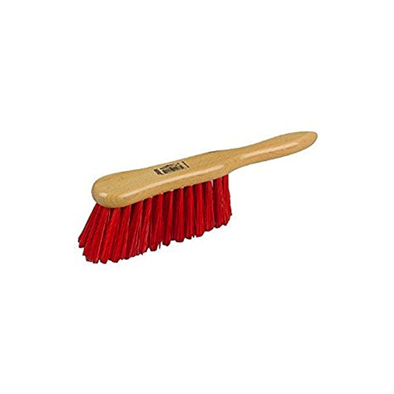 6" (150mm) British Made Stiff Bristle PVC Hand Brush by