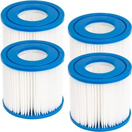 Type D Replacement Cartridge for Summer Waves Pool Filters, Type D/VII Filter Cartridge for 58385E, for Summer Escapes Type D Filter cartridges (4Pcs)