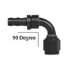 CNWZYMX AN10 Push Lock Hose End Fitting Elbow 90 Degree