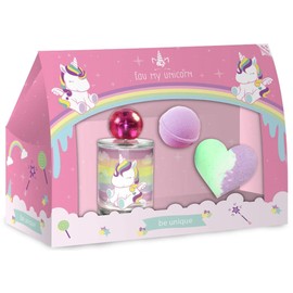 Eau My Unicorn Eau My Unicorn By Eau My Unicorn for Kids - 3 Pc Gift Set 3.4oz Edt Spray, 1.4oz Bath Bomb, 1.8oz Bath Bomb, 3count