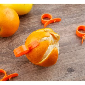 AKOAK 10 Pcs Household Lemon, Orange Peeler, Can be Used to Peel Oranges and Lemons or other Citrus Fruits and other Peels, Kitchen Gadgets