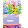 NB Happy Easter Pastel Garland Tinsel Bunny Baskets Pink Lime