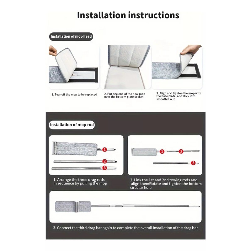 Cthtbs Trapeador Mop Y Cubo Exprimidor Limpieza Juego Fregonas