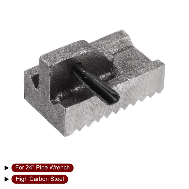 sourcing map Pipe Wrench Heel Jaw with Pin Assembly 24"