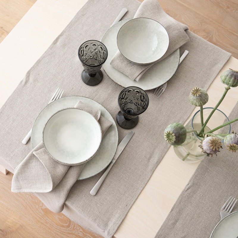 LinenMe Natural soft Runner, linen, 50 x 140 cm