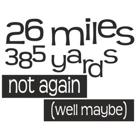 CafePress Funny 26.2 Marathon Hard Cover Journal Notebook, Personal Diary
