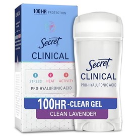Secret Clinical Strength Antiperspirant Deodorante Mujer Protección Contra Estrés Horas Sudor Olor Minerales Equilibradores Gel Transparente Aroma