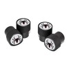 Elektroplate DC Comic Valve Stem Caps (Spider, Black Knurling)