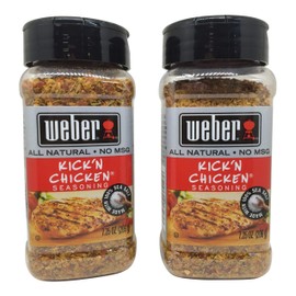 Weber Kick 'n Chicken Seasoning - 7.25 Ounce (2 Pack)