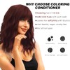 SOVONCARE Merlot Hair Color Depositing Conditioner 5.28 OZ,Clenditioner Hair Dye,Cruelty-Free