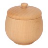 Sour Jujube Wood Condiment Jar Japanese Safe Dustproof Classic Flip