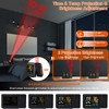 KOCASO Upgraded Projection Weather Alarm Clock Atomic Projection Alarm Clock
