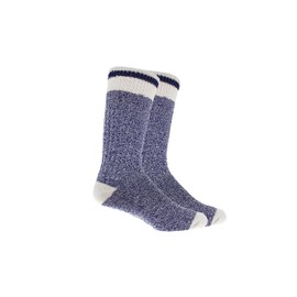 Great Northern Ladies Multipack Boot Socks | Sock Size 9-11 (4 Pairs, Marled Dark Blue)
