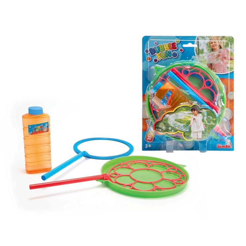 SIMBA Bubble Fun 107286191 Giant Soap Bubble Set 2 Rings