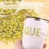 BELLEBOOST 1500PCS 6mm Resin Rhinestones Bulk for Crafting (Lemon Yellow),