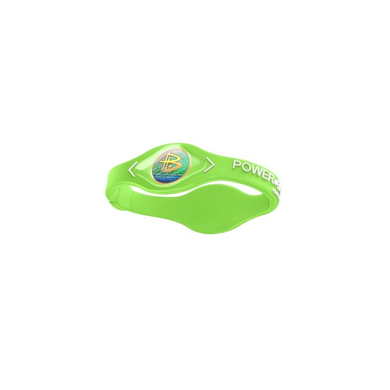 Power Balance-The Original Performance Wristband (Lime Green/White, Large)
