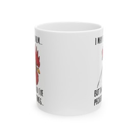 Cute Chicken Gifts I May Look Calm But In My Head I've Pecked You Three Times Hilarious Coffee Mugs with Quotes Unique Gifts Ceramic Cups White 11oz