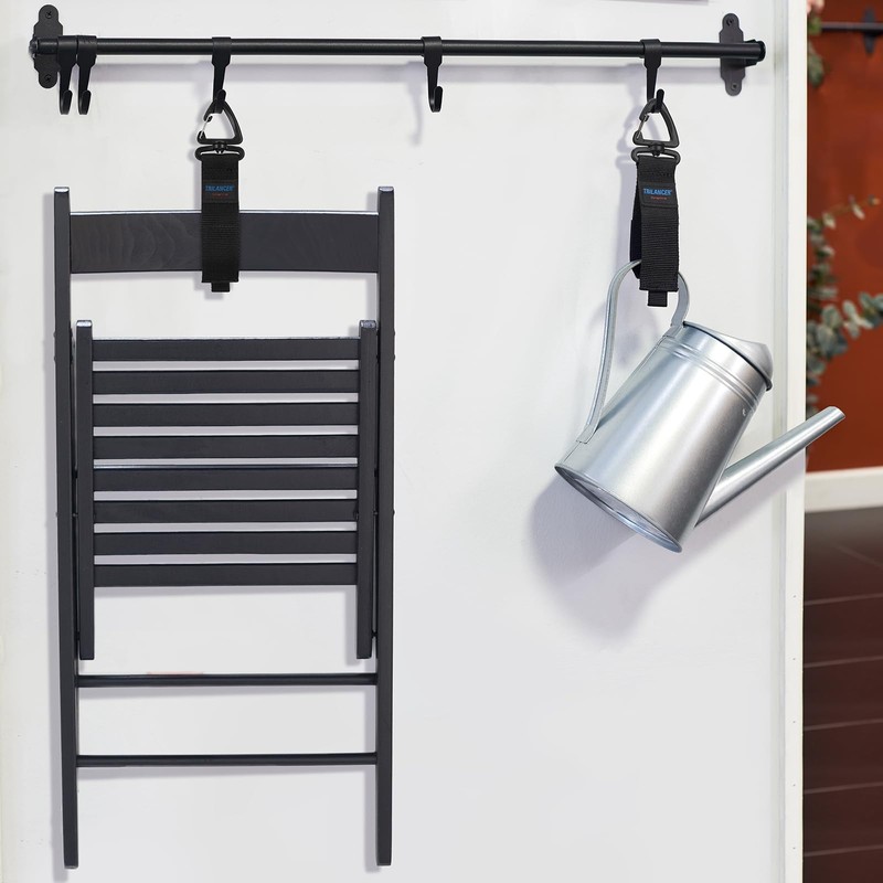 Trilancer Hook-and-Loop Storage Straps with Triangular Buckle to Hang on