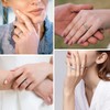 Suplight 925 Sterling Silver Infinity Ring Enagement Rings Wedding Band