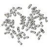 50PCS Fishing Double Rattle Metal Sea Fishing Attractor Bell Beads