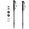 COSTWAY 2 Pack Telescopic Trekking Poles, Portable Aluminum Hiking Sticks,