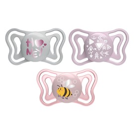Chicco PhysioForma Light Chupón 2-6 Meses con Tetina de Silicona, 2 Unidades, Ayuda a la Respiración Fisiológica y Favorece Desarrollo Correcto de la Boca, Colores Surtidos Rosa