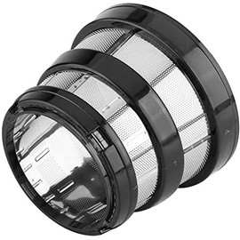 Juicer Filter Replacement Parts Coarse Strainer Fine Mesh Replacement Slow Juicer Fine Mesh Strainer Filter Small Hole Slow Juicer Fine Mesh Strainer Filter for Hurom HH-SBF11 HU-19SGM Black