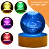 HOTUT 3D Solar System Crystal Ball, 3D Planets Crystal Ball