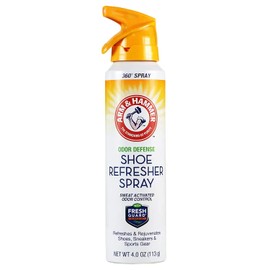 Arm and Hammer Shoe Refresher Spray, Multi-Purpose Odor Remover for All Types of Footwear, Shoe Deodorizer Spray, Shoe Odor Eliminator, Shoe Spray, Shoe Smell Eliminator, 4 oz (1 Pack)