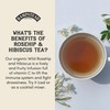 Hampstead Organic Rosehip Hibiscus 20 Teabags (Pack of 4 Total