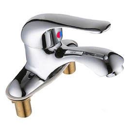 Life System SK238 Two-Hole Single Lever Mixing Faucet for Washbowls Washbasin Faucet Water Supply (Mixing Faucet Only)