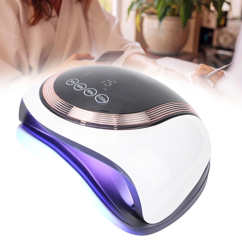 Home UV LED Nail Dryer 180W LCD Screen Gel Polish
