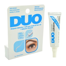 DUO Brush On Steiplash, Individual lash Adhesive Eyelashes Glue 5g,7g Clear/Dark - 7g White/Clear