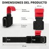 Straps para Gym Unisexo 2PCS, Muñequeras Gym Antideslizante