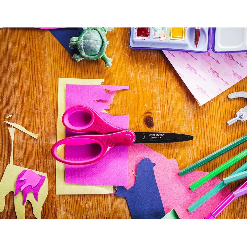 Fiskars Schülerschere, Ab 10 Jahren, Länge: 17 cm, Für Rechts-