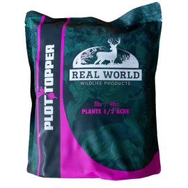 Deer Food Plot Supplies From Real World Wildlife Products RWWP Plot Topper | 3# Jug