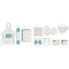 SiXsigma Sports Cotton Apron Baking Cooking Adult Women Pretty Cats Gifts Bakers Cute Novelty Kitchen Grill BBQ Aprons Large Pocket Birthday Christmas Apron Gift for Mum Wife Girlfriend Grandma