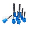 CNC End Mill Set, Carbide Tungsten Steel 4 Fultes Milling