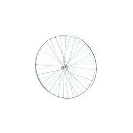 Bridgestone Front Wheel Stainless Steel Rim for City Cars (Complete Wheel for City Cycle Cars) BRIDGESTONEWO27x1-3/8 (FWK27S, 3E473A0)