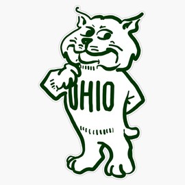Rufus The Bobcat Bumper Sticker Window Vinyl Decal 5"