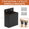 Rasugarlary Pergola Brackets, Pergola Privacy Wall Brackets Privacy Wall Bracket