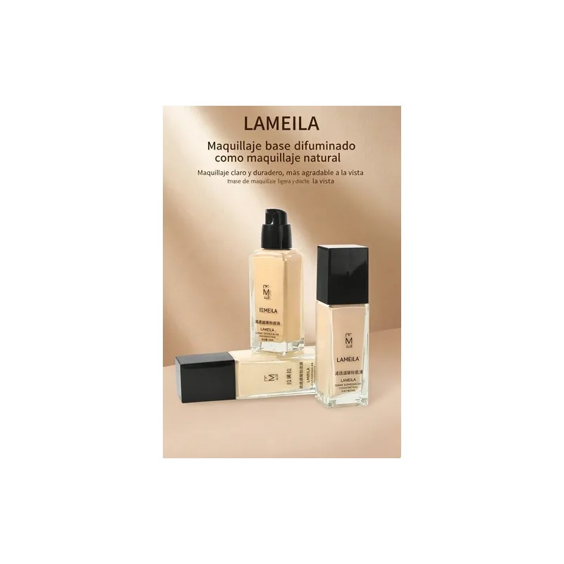 Base Correctora Lameila, Impermeable Y Duradera, 30 G