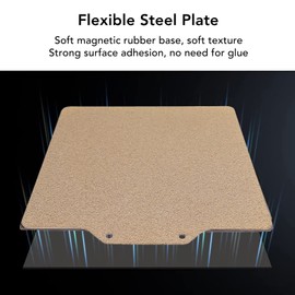 Flexible Spring Steel Plate Double Sided PEI Powder Magnetic Plate 3D Printer Build Plate 125x125MM