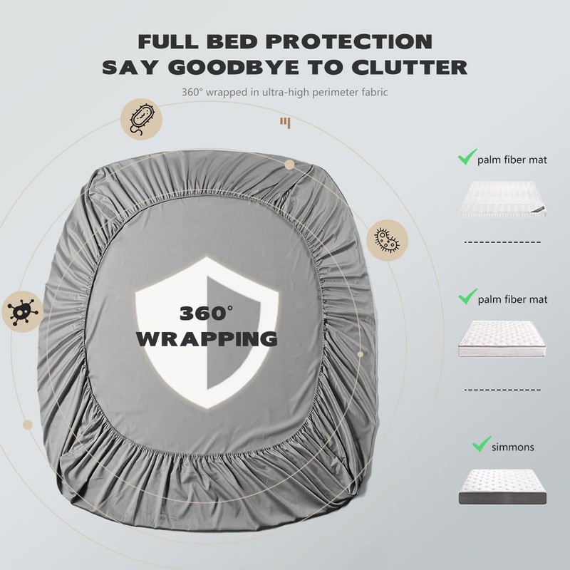 RUN HELIX King Size Fitted Sheets - Deep Pocket 16