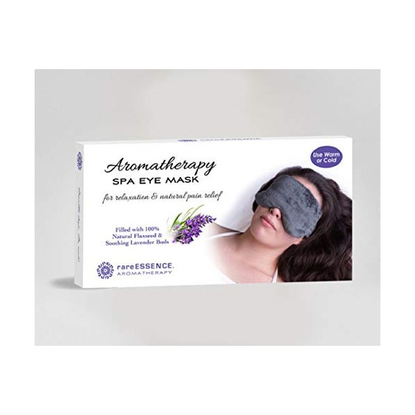 Spa Eye Mask - Filled with 100% Natural Flaxseed & Lavender Buds