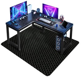 Vicwe Office Chair Mat for Hardwood Floor, 48" x 40" Large Chair Mats, Gaming Chair Mat for Hardwood, Easy Glide for Chairs, Multi-Purpose Floor Protector Desk Chair Mats for Home Office
