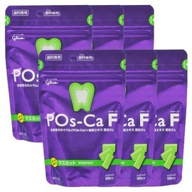 歯科専用 ポスカ ・ エフ POs-Ca F パウチタイプ 100ｇ × 6袋 マスカット