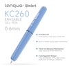 languo Erasable Gel Pens, 0.6mm Fine Point Twist Retractable Erasable