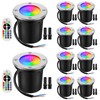 Junview Low Voltage Landscape Lights 10W RGBW Warm White LED