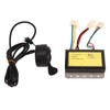 2PCS Set DC Motor Speed Controller and Thumb Throttle Motorcycle